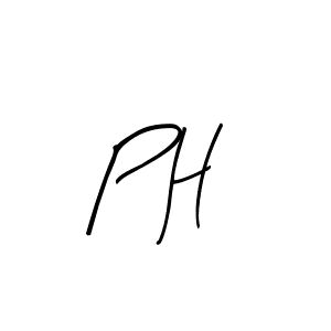 Make a beautiful signature design for name P H. With this signature (Arty Signature) style, you can create a handwritten signature for free. P H signature style 8 images and pictures png