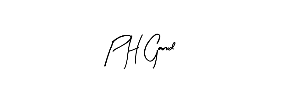 Also we have P H Garud name is the best signature style. Create professional handwritten signature collection using Arty Signature autograph style. P H Garud signature style 8 images and pictures png