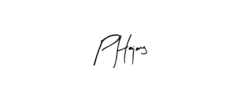 Make a beautiful signature design for name P Hajong. Use this online signature maker to create a handwritten signature for free. P Hajong signature style 8 images and pictures png