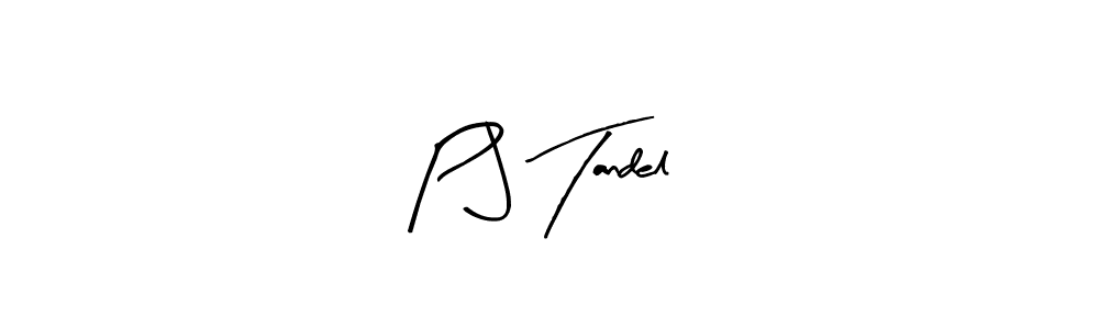 See photos of P J Tandel official signature by Spectra . Check more albums & portfolios. Read reviews & check more about Arty Signature font. P J Tandel signature style 8 images and pictures png