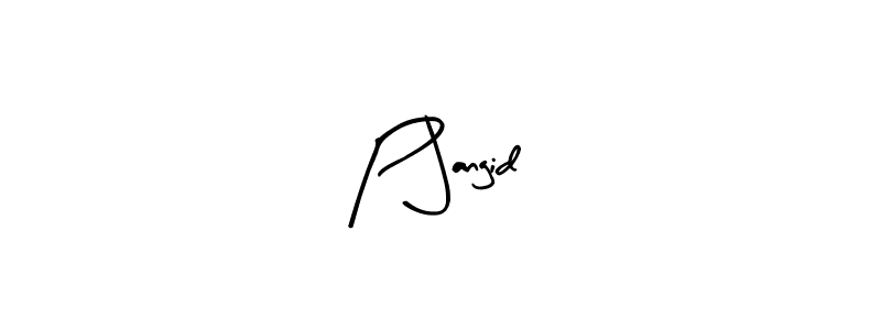 The best way (Arty Signature) to make a short signature is to pick only two or three words in your name. The name P Jangid include a total of six letters. For converting this name. P Jangid signature style 8 images and pictures png