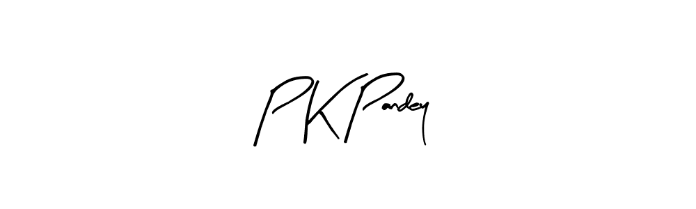 How to make P K Pandey name signature. Use Arty Signature style for creating short signs online. This is the latest handwritten sign. P K Pandey signature style 8 images and pictures png