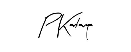 Similarly Arty Signature is the best handwritten signature design. Signature creator online. You can use it as an online autograph creator for name P Kartavya. P Kartavya signature style 8 images and pictures png