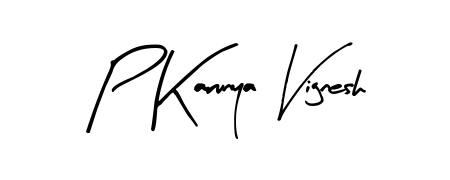 Stand out with a creative autograph for P Karunya Vignesh. The Arty Signature styling blends modern aesthetics with classic signature flourishes. P Karunya Vignesh signature style 8 images and pictures png