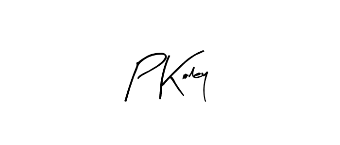 P Koley stylish signature style. Best Handwritten Sign (Arty Signature) for my name. Handwritten Signature Collection Ideas for my name P Koley. P Koley signature style 8 images and pictures png