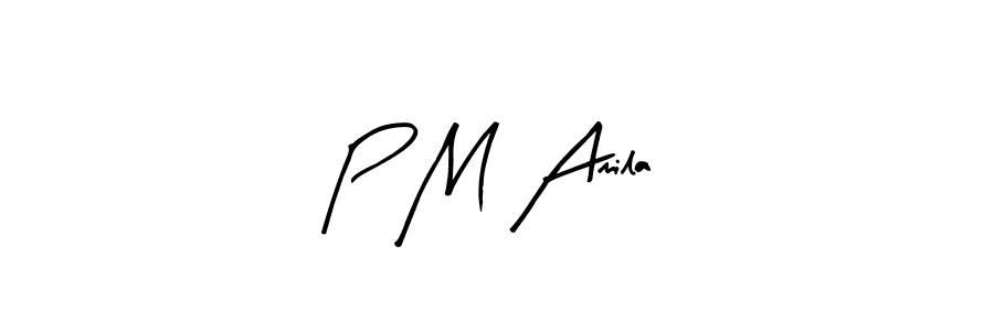 Make a beautiful signature design for name P M Amila. Use this online signature maker to create a handwritten signature for free. P M Amila signature style 8 images and pictures png