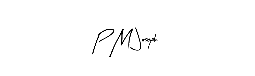 Use a signature maker to create a handwritten signature online. With this signature software, you can design (Arty Signature) your own signature for name P M Joseph. P M Joseph signature style 8 images and pictures png