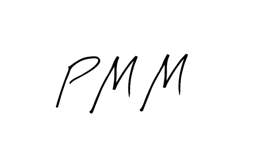 Design your own signature with our free online signature maker. With this signature software, you can create a handwritten (Arty Signature) signature for name P M M. P M M signature style 8 images and pictures png