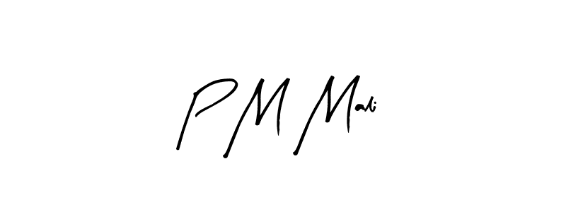 Use a signature maker to create a handwritten signature online. With this signature software, you can design (Arty Signature) your own signature for name P M Mali. P M Mali signature style 8 images and pictures png