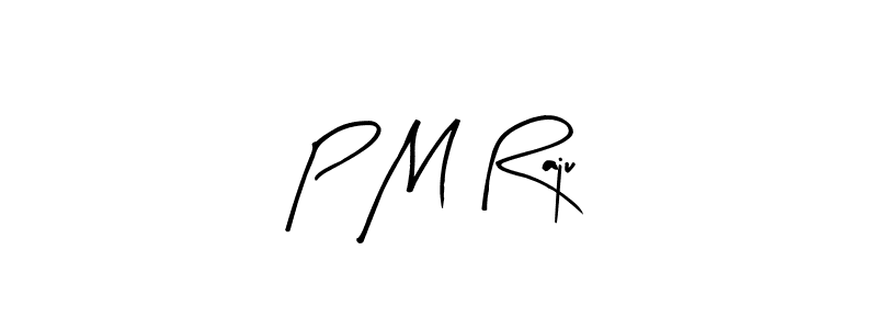 P M Raju stylish signature style. Best Handwritten Sign (Arty Signature) for my name. Handwritten Signature Collection Ideas for my name P M Raju. P M Raju signature style 8 images and pictures png