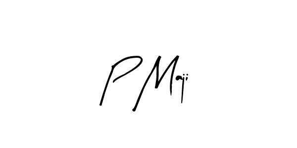 Also we have P Maji name is the best signature style. Create professional handwritten signature collection using Arty Signature autograph style. P Maji signature style 8 images and pictures png