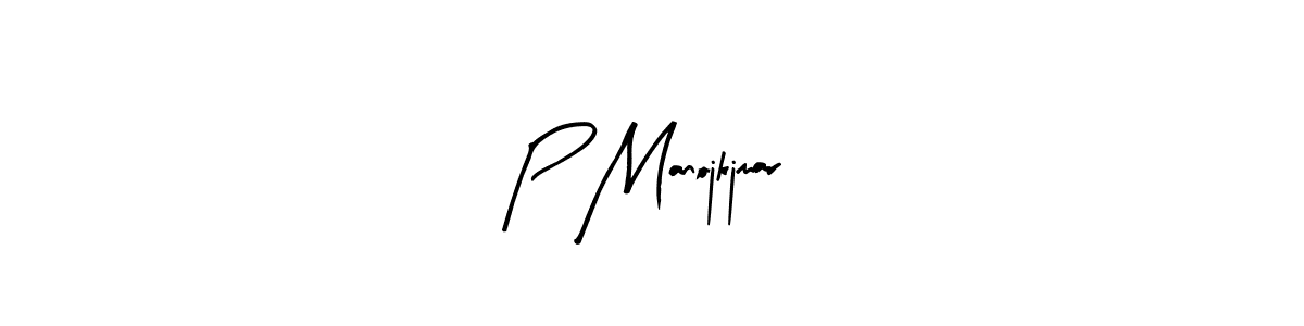 Also we have P Manojkjmar name is the best signature style. Create professional handwritten signature collection using Arty Signature autograph style. P Manojkjmar signature style 8 images and pictures png