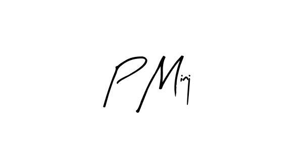 Once you've used our free online signature maker to create your best signature Arty Signature style, it's time to enjoy all of the benefits that P Minj name signing documents. P Minj signature style 8 images and pictures png