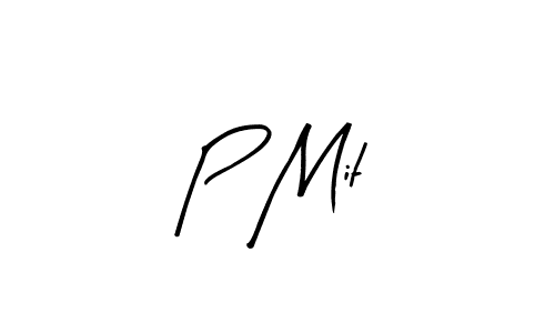 Make a beautiful signature design for name P Mit. With this signature (Arty Signature) style, you can create a handwritten signature for free. P Mit signature style 8 images and pictures png