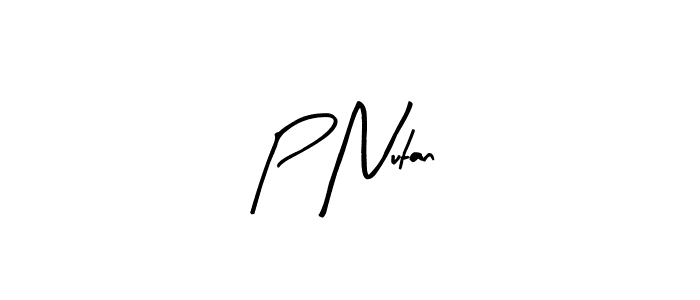 if you are searching for the best signature style for your name P Nutan. so please give up your signature search. here we have designed multiple signature styles  using Arty Signature. P Nutan signature style 8 images and pictures png