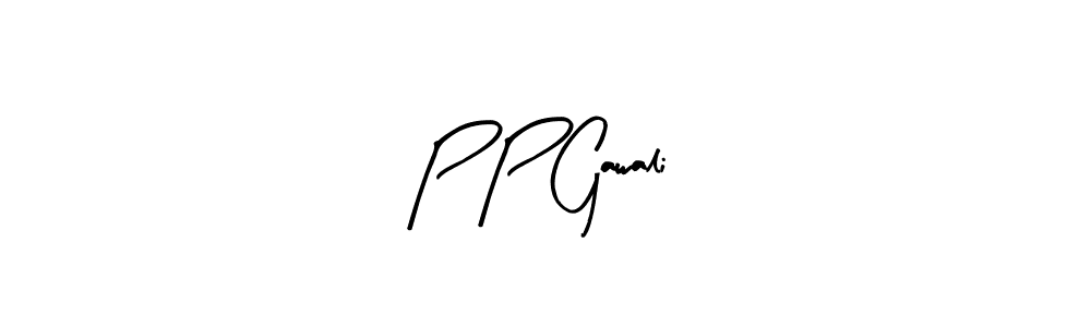 You can use this online signature creator to create a handwritten signature for the name P P Gawali. This is the best online autograph maker. P P Gawali signature style 8 images and pictures png