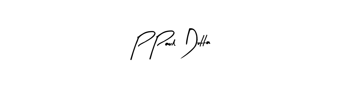 Design your own signature with our free online signature maker. With this signature software, you can create a handwritten (Arty Signature) signature for name P Paul Dutta. P Paul Dutta signature style 8 images and pictures png