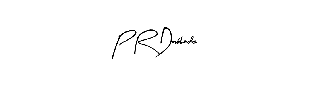 Also we have P R Dabhade name is the best signature style. Create professional handwritten signature collection using Arty Signature autograph style. P R Dabhade signature style 8 images and pictures png