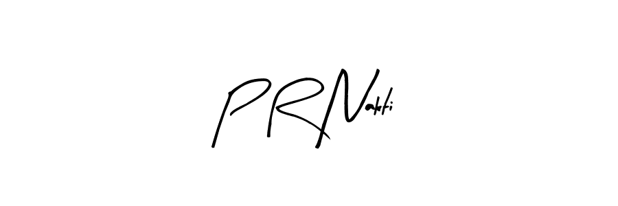 The best way (Arty Signature) to make a short signature is to pick only two or three words in your name. The name P R Nakti include a total of six letters. For converting this name. P R Nakti signature style 8 images and pictures png