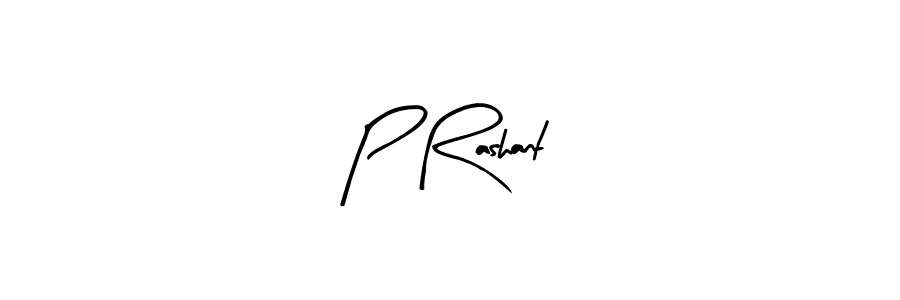 Use a signature maker to create a handwritten signature online. With this signature software, you can design (Arty Signature) your own signature for name P Rashant. P Rashant signature style 8 images and pictures png