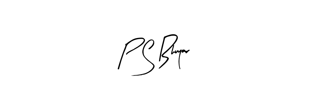 How to make P S Bhuyar signature? Arty Signature is a professional autograph style. Create handwritten signature for P S Bhuyar name. P S Bhuyar signature style 8 images and pictures png