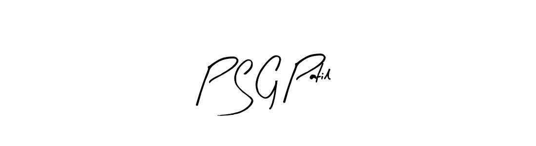 You should practise on your own different ways (Arty Signature) to write your name (P S G Patil) in signature. don't let someone else do it for you. P S G Patil signature style 8 images and pictures png