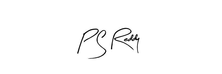 Create a beautiful signature design for name P S Reddy. With this signature (Arty Signature) fonts, you can make a handwritten signature for free. P S Reddy signature style 8 images and pictures png