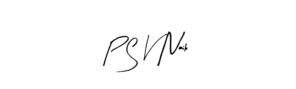 Make a beautiful signature design for name P S V Naik. With this signature (Arty Signature) style, you can create a handwritten signature for free. P S V Naik signature style 8 images and pictures png
