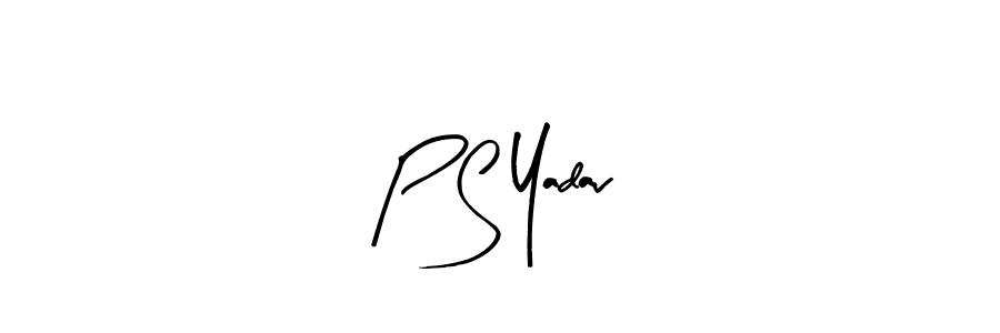 How to make P S Yadav name signature. Use Arty Signature style for creating short signs online. This is the latest handwritten sign. P S Yadav signature style 8 images and pictures png