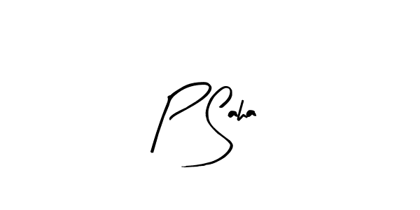 Use a signature maker to create a handwritten signature online. With this signature software, you can design (Arty Signature) your own signature for name P Saha. P Saha signature style 8 images and pictures png