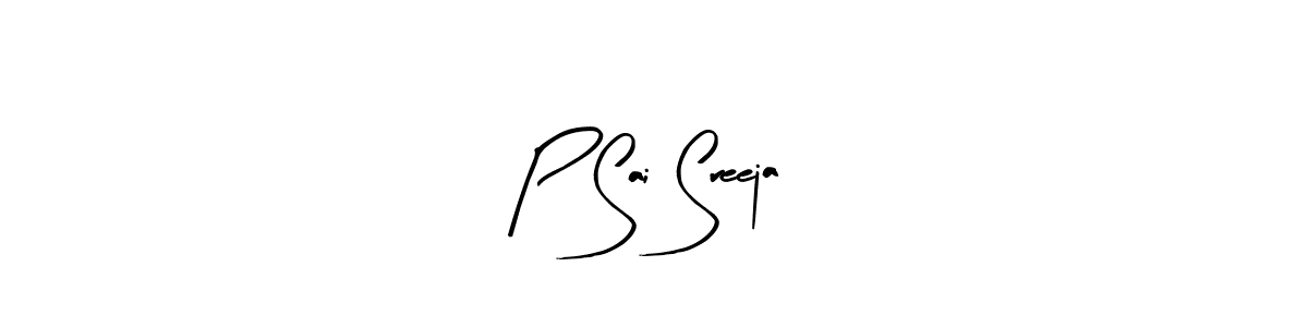 Also You can easily find your signature by using the search form. We will create P Sai Sreeja name handwritten signature images for you free of cost using Arty Signature sign style. P Sai Sreeja signature style 8 images and pictures png