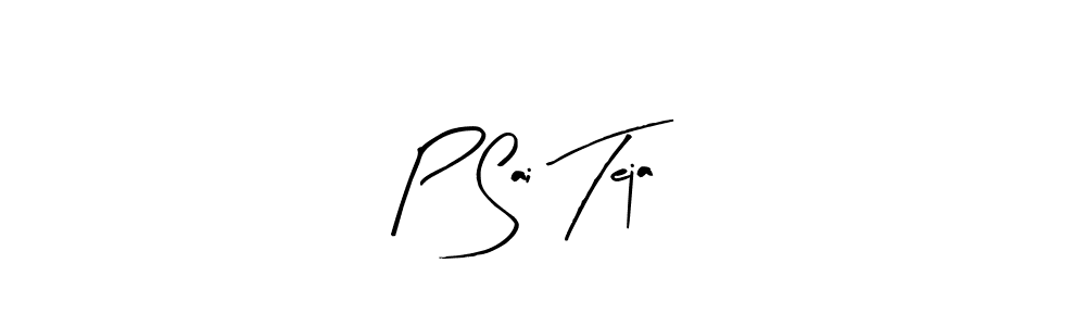 How to make P Sai Teja signature? Arty Signature is a professional autograph style. Create handwritten signature for P Sai Teja name. P Sai Teja signature style 8 images and pictures png