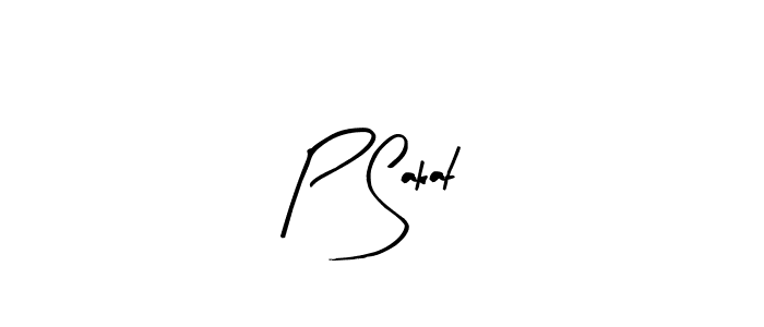 Also we have P Sakat name is the best signature style. Create professional handwritten signature collection using Arty Signature autograph style. P Sakat signature style 8 images and pictures png