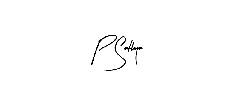 How to Draw P Sathya signature style? Arty Signature is a latest design signature styles for name P Sathya. P Sathya signature style 8 images and pictures png