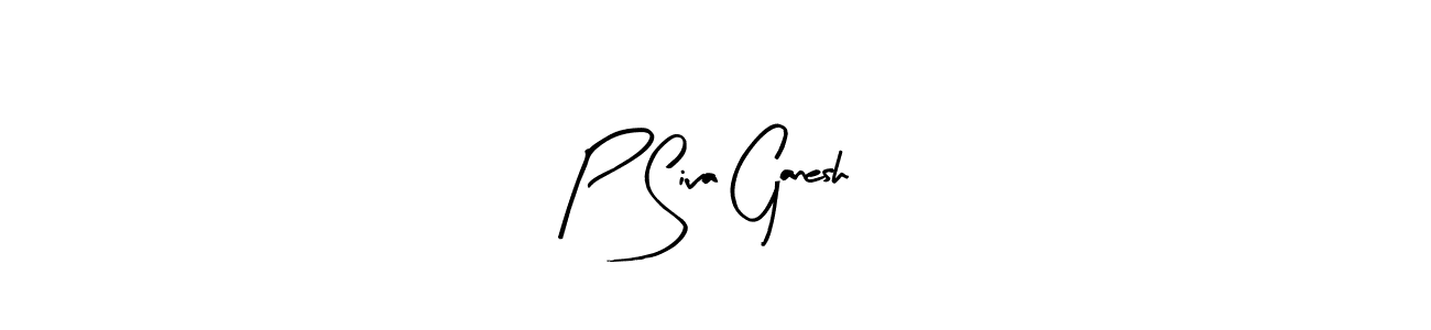 It looks lik you need a new signature style for name P Siva Ganesh. Design unique handwritten (Arty Signature) signature with our free signature maker in just a few clicks. P Siva Ganesh signature style 8 images and pictures png