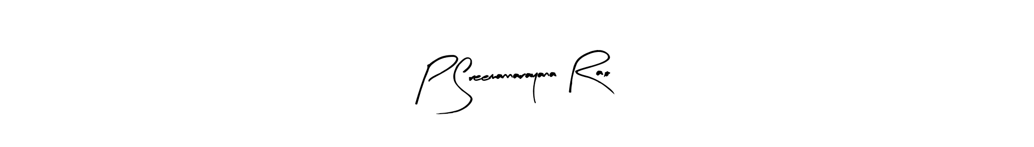 if you are searching for the best signature style for your name P Sreemannarayana Rao. so please give up your signature search. here we have designed multiple signature styles  using Arty Signature. P Sreemannarayana Rao signature style 8 images and pictures png