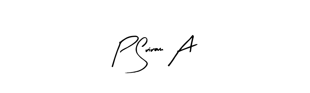 Best and Professional Signature Style for P Sriram A. Arty Signature Best Signature Style Collection. P Sriram A signature style 8 images and pictures png