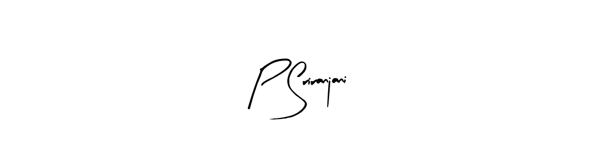 Similarly Arty Signature is the best handwritten signature design. Signature creator online .You can use it as an online autograph creator for name P Sriranjani. P Sriranjani signature style 8 images and pictures png