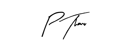 A dynamic signature style for P Thanu using Arty Signature script. Designed to look authentic, handwritten, and professional. P Thanu signature style 8 images and pictures png