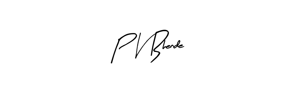 Similarly Arty Signature is the best handwritten signature design. Signature creator online .You can use it as an online autograph creator for name P V Bhende. P V Bhende signature style 8 images and pictures png