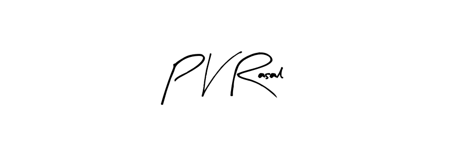 Similarly Arty Signature is the best handwritten signature design. Signature creator online .You can use it as an online autograph creator for name P V Rasal. P V Rasal signature style 8 images and pictures png