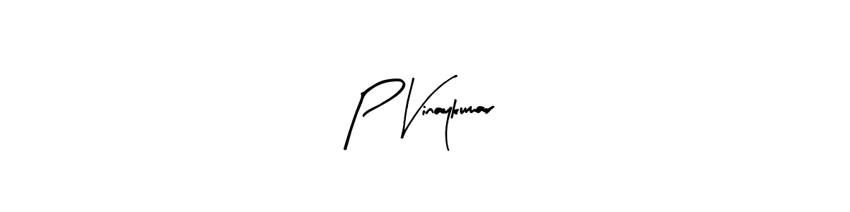 How to make P Vinaykumar signature? Arty Signature is a professional autograph style. Create handwritten signature for P Vinaykumar name. P Vinaykumar signature style 8 images and pictures png