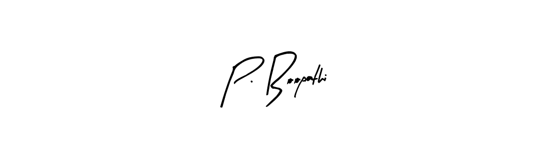 You can use this online signature creator to create a handwritten signature for the name P. Boopathi. This is the best online autograph maker. P. Boopathi signature style 8 images and pictures png