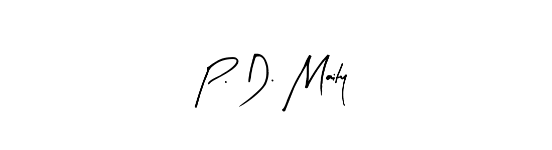 You should practise on your own different ways (Arty Signature) to write your name (P. D. Maity) in signature. don't let someone else do it for you. P. D. Maity signature style 8 images and pictures png