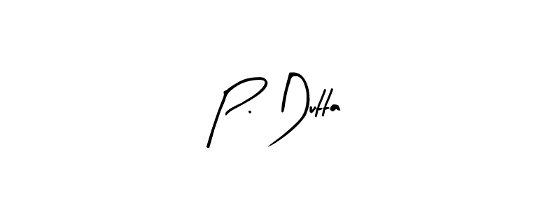 Best and Professional Signature Style for P. Dutta. Arty Signature Best Signature Style Collection. P. Dutta signature style 8 images and pictures png