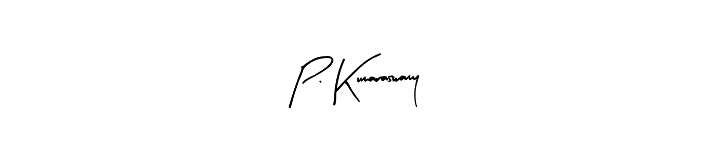 Make a beautiful signature design for name P. Kumaraswamy. With this signature (Arty Signature) style, you can create a handwritten signature for free. P. Kumaraswamy signature style 8 images and pictures png