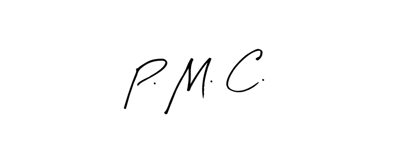 Best and Professional Signature Style for P. M. C.. Arty Signature Best Signature Style Collection. P. M. C. signature style 8 images and pictures png