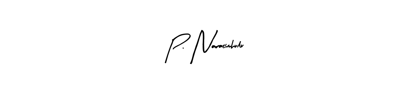 How to Draw P. Narasimhulu signature style? Arty Signature is a latest design signature styles for name P. Narasimhulu. P. Narasimhulu signature style 8 images and pictures png
