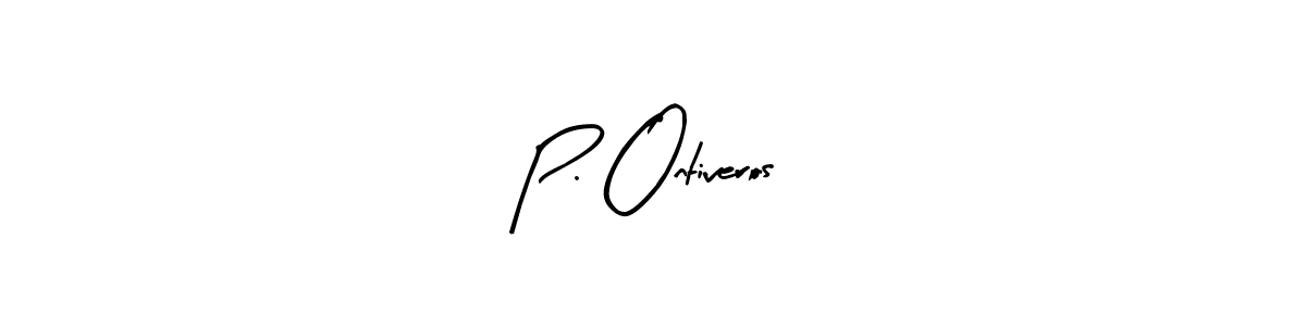 Also You can easily find your signature by using the search form. We will create P. Ontiveros name handwritten signature images for you free of cost using Arty Signature sign style. P. Ontiveros signature style 8 images and pictures png