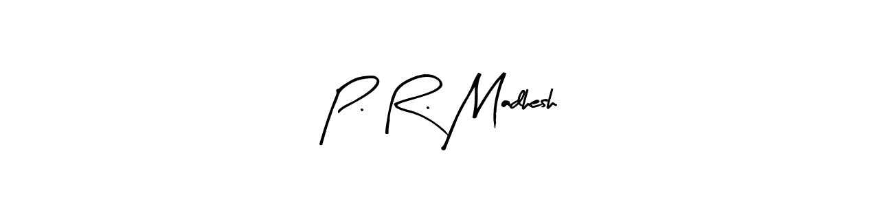 Best and Professional Signature Style for P. R. Madhesh. Arty Signature Best Signature Style Collection. P. R. Madhesh signature style 8 images and pictures png